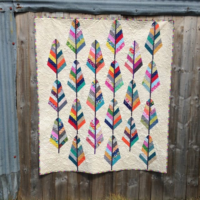 Feathers Quilt For Siblings Together Jo Avery The Blog