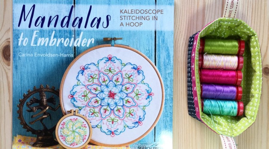 Mandalas to Embroider Book Review and GIVEAWAY!