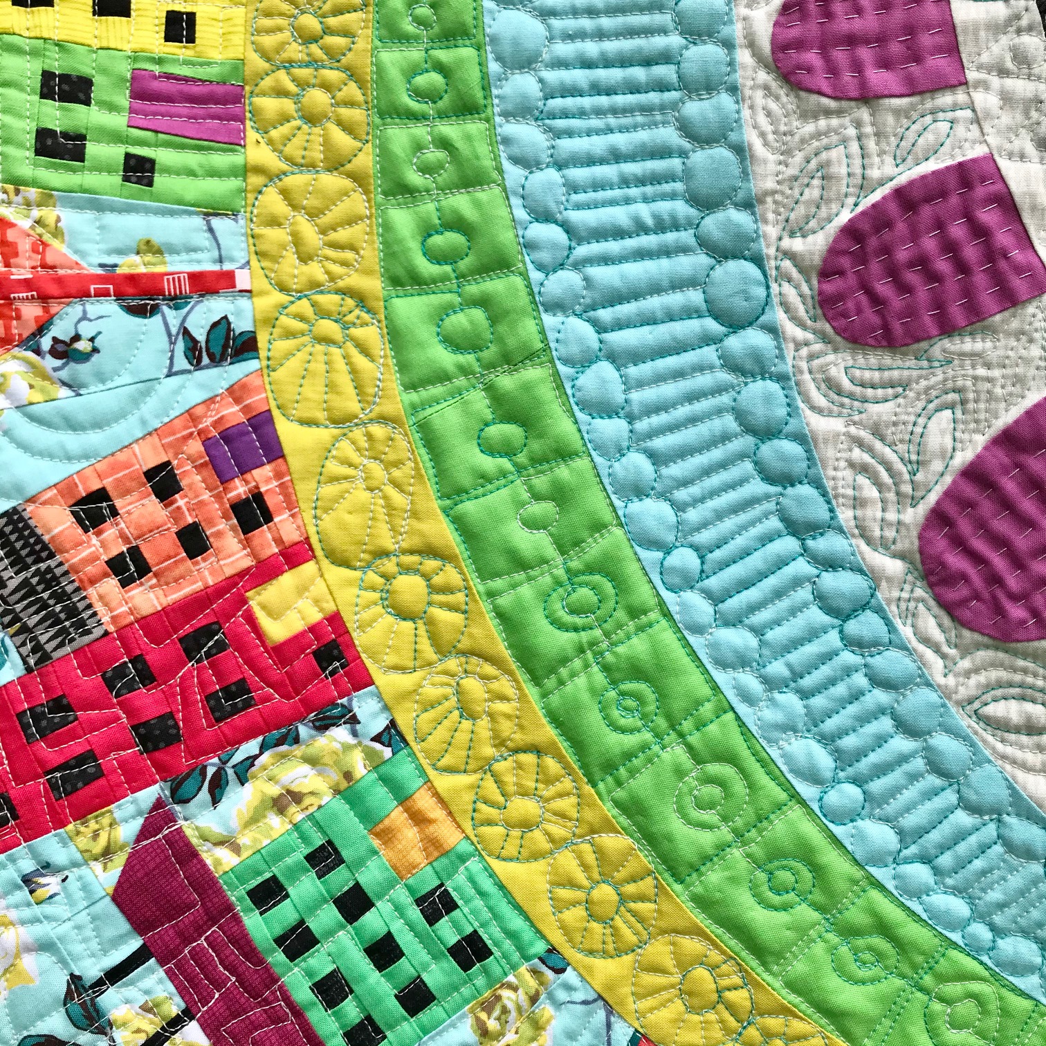 Tiny Improv World Quilt • Jo Avery the Blog